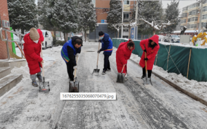 志愿服务我先行 扫雪铲冰暖人心—— 延庆区川北东社区开展扫雪铲冰志愿服务活动