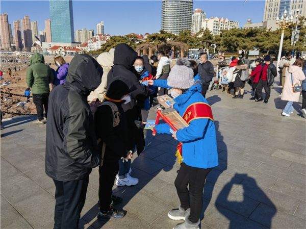 青岛市市南区：“文明旅游进景区”活动今日在栈桥景区举行