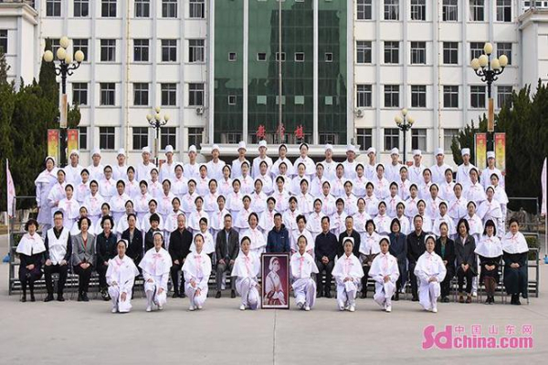 山东省莱阳卫生学校志愿护理服务队成立
