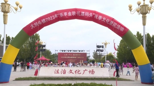 大码头镇2023年“乐享金秋·礼遇码头”秋季文化惠民活动启动